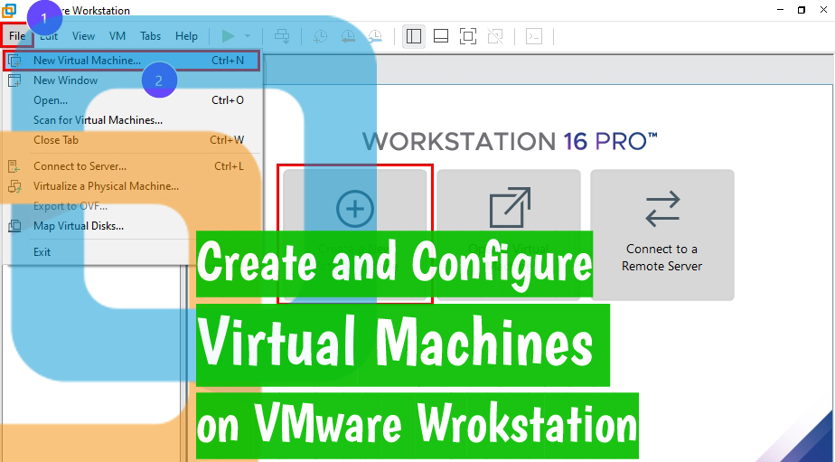 Creating and Configuring a New Virtual Machine on VMware