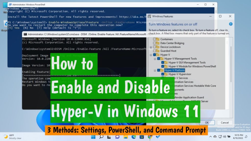 Enable and Disable Hyper-V in Windows 11